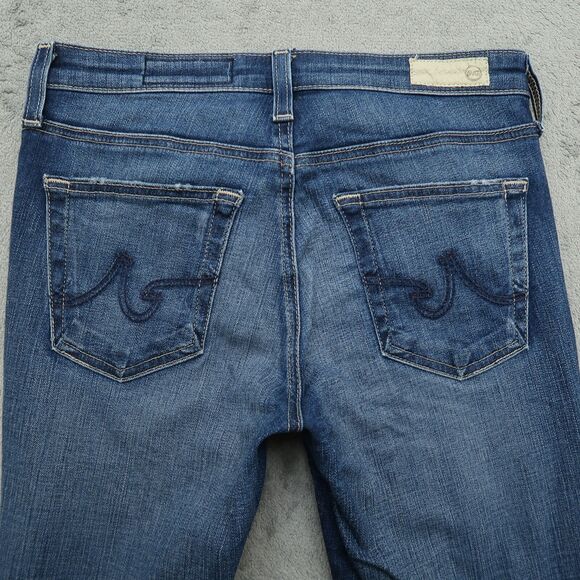 Adriano Goldschmied AG Women's 26R Low-Rise Legging Ankle 28" Inseam Distressed - Picture 11 of 15